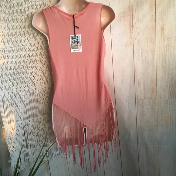 So RAD by aTV | Weekend Warrior Boho Fringe Tank - Picture 3 of 5